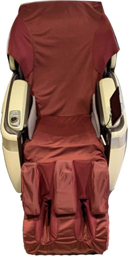 Full Body Shiatsu Massage Chair Cover for All Types of Massage Chairs, Zero Gravity Massage Chair Cover Wear-Resistant Universal Dust Cover,Red,Full Body