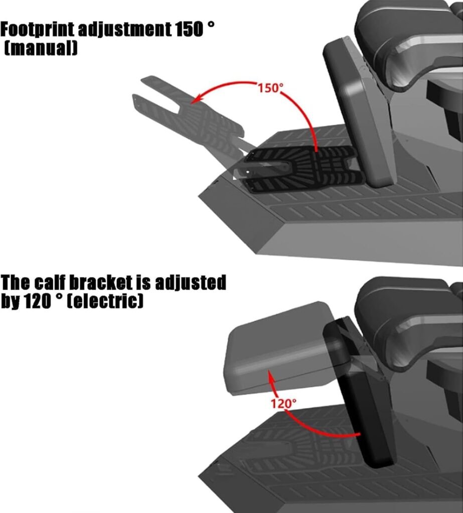 High Comfort Video Gaming Chair Computer Cockpit, E-Sports Game Cockpit, Adjustable Ergonomic Boss Chair Office Chair, with Pedals  Massage