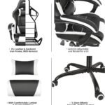 Leopard Gaming Chair With Footrest Height Adjustable Game Chair With Lumbar Support Video Gaming Chair For Gaming Room L 1 150x150