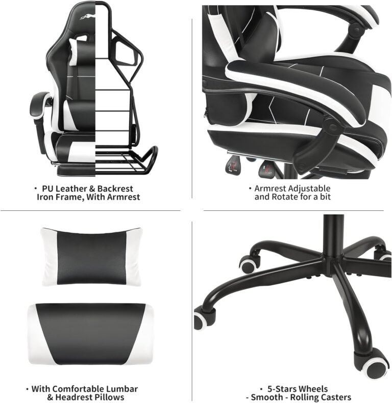 Leopard Gaming Chair with Footrest Review