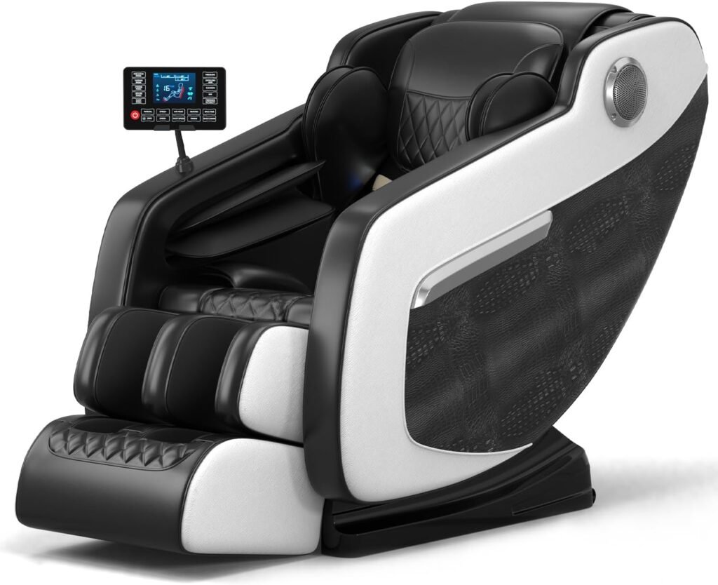 Massage Chair Full Body Zero Gravity Massage Chair Recliner With Air Pressure 8 Fixed Massage Rollers Heating Foot Rolle 1024x834