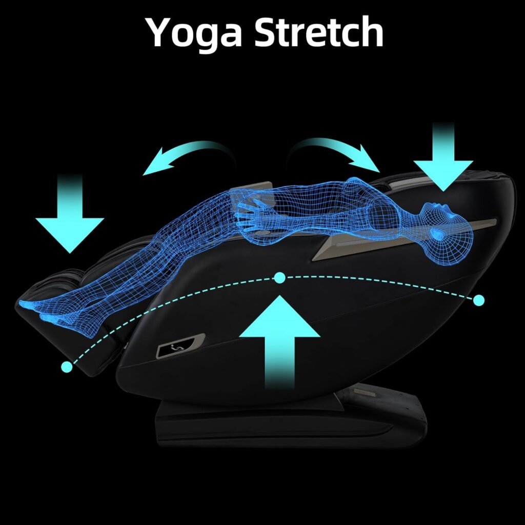 Massamax Full Body Massage Chair Zero Gravity Recliner With Yoga Stretch Sl Track Airbags Heating Touch Screen And Foot 1 1 1024x1024