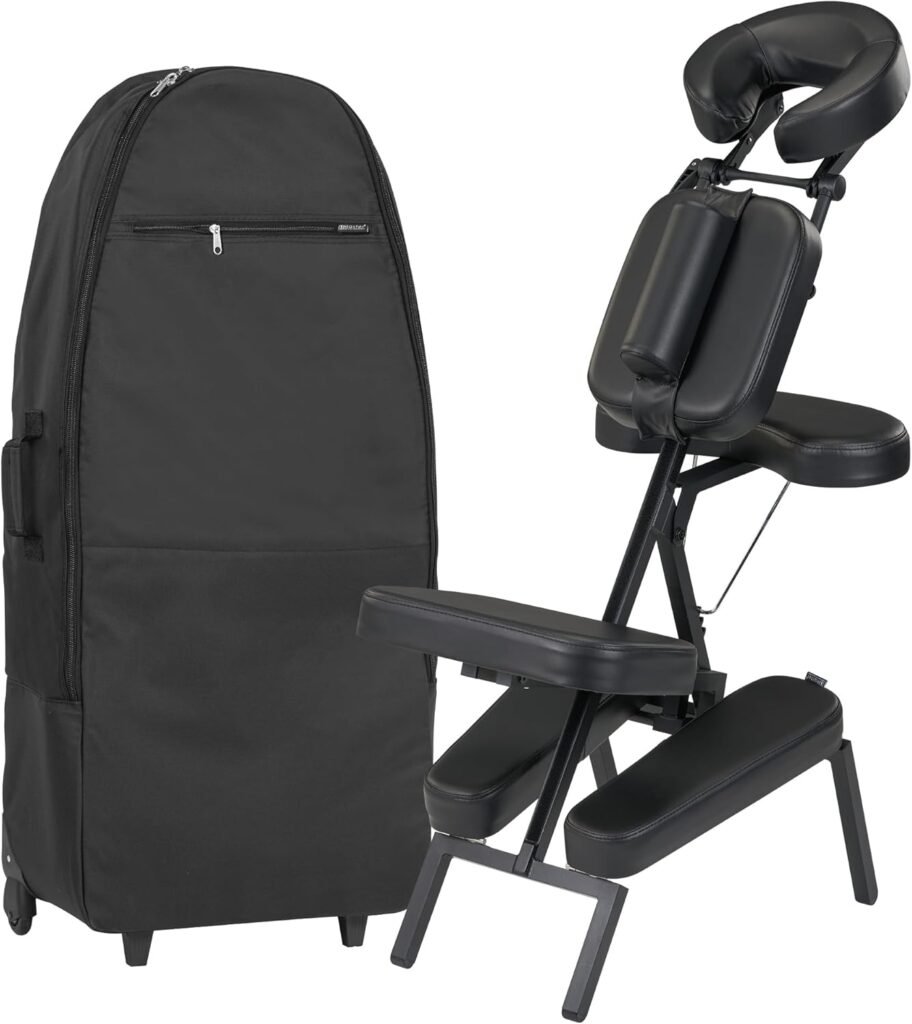 Master Massage Apollo Portable Massage Chair In Black