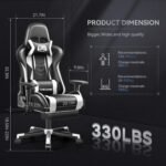 Onegame Gaming Chair Big And Tall Computer Chair Pu Leather 3d Adjustable Armrests Pc Office Chair Ergonomic Video Game 1 3 150x150