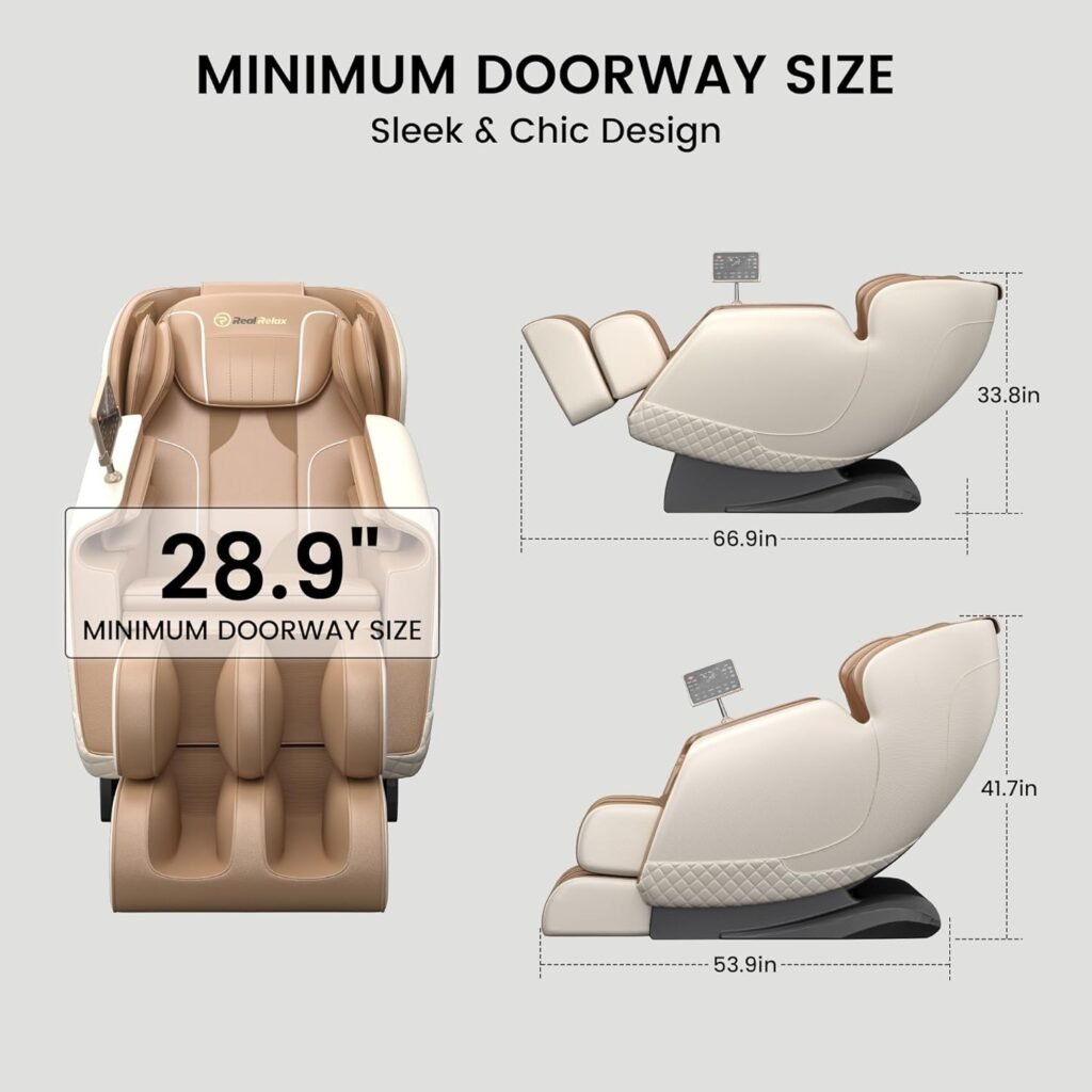 Real Realx Favor-11 Brown and White + Favor-05 Brown + Favor-06 Blue Massage Chair