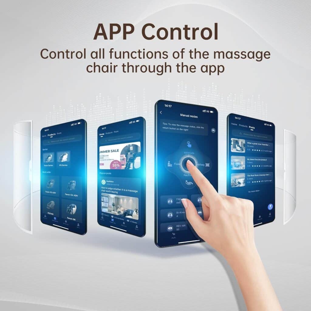 Real Relax Couple Style Favor-06 Black + Favor-09 Brown Massage Chair