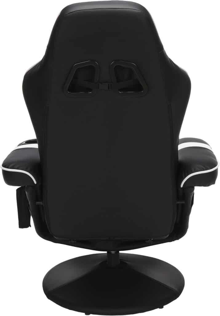RESPAWN 900 Gaming Recliner - Video Games Console Recliner Chair, Computer Recliner, Adjustable Leg Rest and Recline, Recliner with Cupholder, Reclining Gaming Chair with Footrest - White