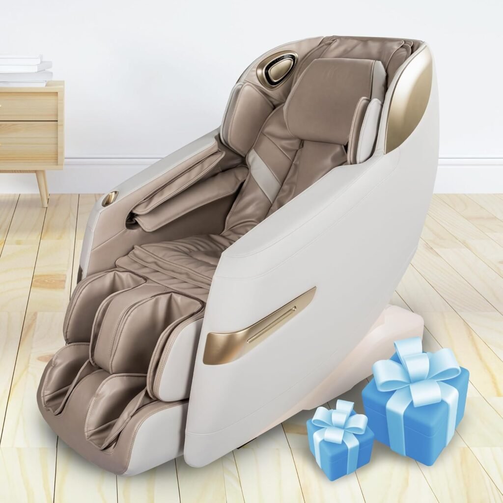 Titan Quantum Massage Chair | Taupe | Full Body  Zero Gravity Features | Customizable Massage Programs
