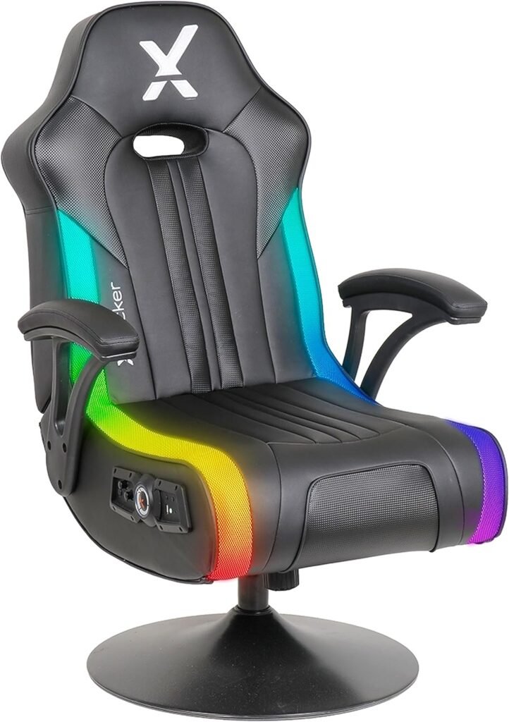 X Rocker PC Computer Video Gaming and Office Chair, Pedestal with Built in Audio
