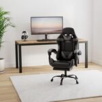 Yssoa Gaming Chair With Footrest Big And Tall Gamer Chair Racing Style Adjustable Swivel Office Chair Ergonomic Video Ga 3 150x150