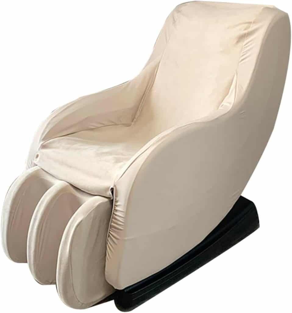 Zero Gravity Single Recliner Chair Dustproof Protector Cover Wear-Resistant Dust Proof Cover for Lift Chair Recliner for Protecting Massage Chairs,Beige + Beige