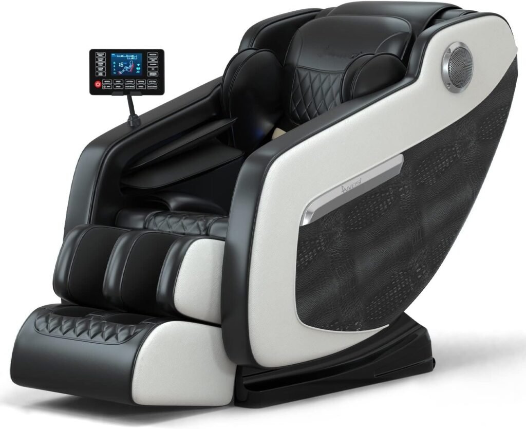2022 New Massage Chair,Zero Gravity Massage Chair Full Body Massage and Shiatsu Recliner with Bluetooth, Hip Heating, Foot Massage and Air Massage System for Home Office…