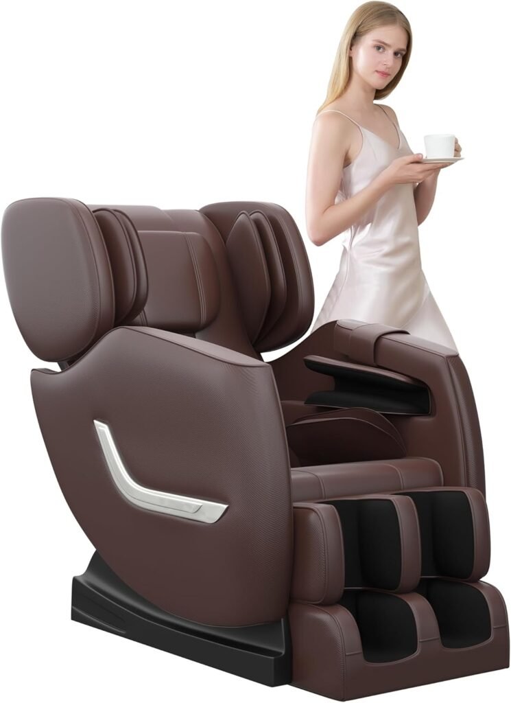2024 Massage Chair, Full Body Zero Gravity Massage Chair with 8 Fixed Massage Rollers, 6 Auto Modes, Waist Heated, Bluetooth Speaker, Khaki 2024 Massage Chair, Full Body Zero Gravity Massage Chair with 8 Fixed Massage Rollers, 6 Auto Modes, Waist Heated, Bluetooth Speaker, Khaki