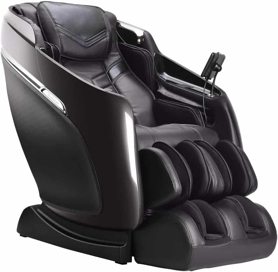 Brookstone BK750 Mach IX Full Body Zero Gravity 4D Humanistic Massage Chair with Heat Therapy SL-Curve Track Extendable Footrest with Sole Rollers 7” Touchscreen Brown  Espresso 2024