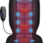 Cili Massage Chair Padback Massager With Heatmassage Pad With 10 Vibration Motors Massage Seat Cushion Chair Massager Wi 150x150