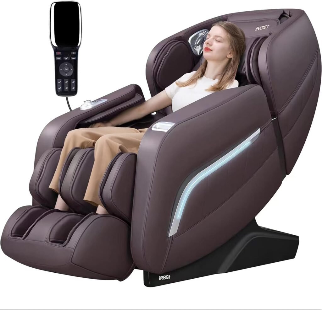 Irest A306 Massage Chair Full Body Zero Gravity Recliner With Ai Voice Control Sl Track Bluetooth Yoga Stretching Foot R 1024x988