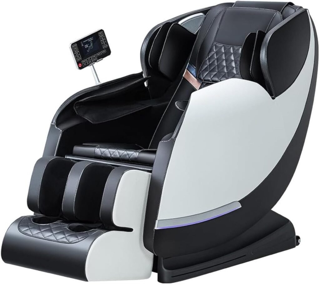 Massage Chair Full Body Recliner Zero Gravity With Heat And Shiatsu Foot Massage Office Chair Lcd Touch Screen Display B 1024x914