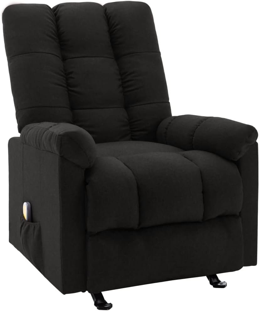 Massage Reclining Chair,Massage Sofa Chair, Can Rotate Degrees,Gaming Chair,Single Sofa Chair,6-Point Vibration Massage,Assembly Required,Perfect for Reading,Sleeping,Napping, Black Fabric Massage Reclining Chair,Massage Sofa Chair, Can Rotate Degrees,Gaming Chair,Single Sofa Chair,6-Point Vibration Massage,Assembly Required,Perfect for Reading,Sleeping,Napping, Black Fabric