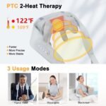 Neck And Shoulder Massager With Fast Heat Cordless Deep Tissue Electric 5d Shiatsu Kneading Back Massager For Pain Relie 3 150x150