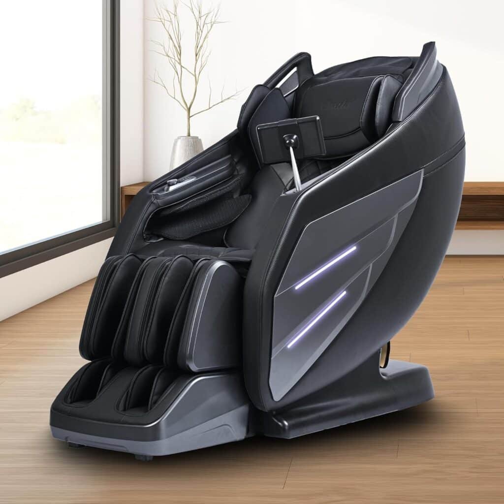 Osaki OS-3D Champ II | Black | Full Body Massage Chair | 3D SL-Track Full Body Massage Chair | Zero Gravity | Lumbar Heating | Touchscreen Controller | Auto Body Scan | Bluetooth Speaker