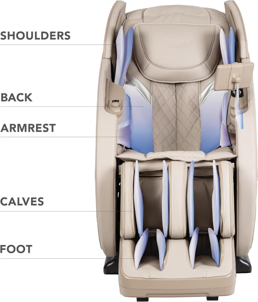 Osaki OS-3D Champ II | Black | Full Body Massage Chair | 3D SL-Track Full Body Massage Chair | Zero Gravity | Lumbar Heating | Touchscreen Controller | Auto Body Scan | Bluetooth Speaker