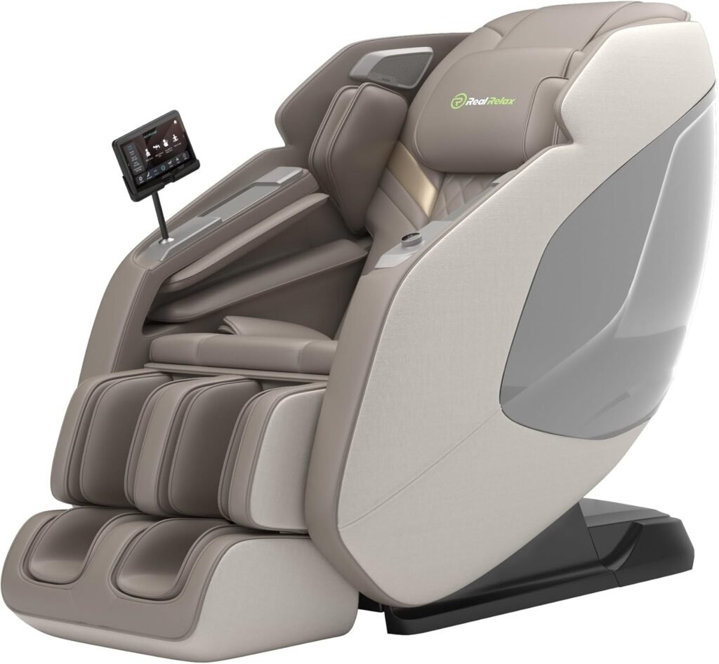 Real Relax Massage Chair PS5200 Brown + Favor-06 Brown
