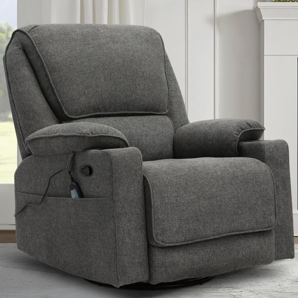 Swivel Glider Recliner Chair For Adultsmanual Recliner With Massage And Heat Linen Cotton Fabric Ergonomic Lounge Chair 1024x1024