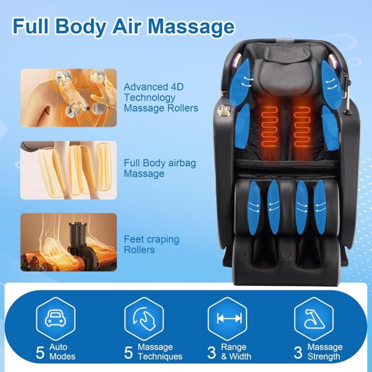 4D Zero Gravity Massage Chair Recliner Review