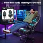 7 Point Massage Gaming Chair 175 Gaming Recliner With Footrest Ergonomic Computer Gaming Office Chair High Back Video Ga 1 150x150