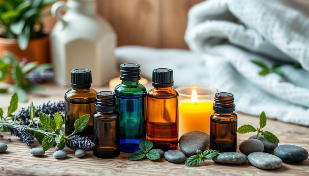 Essential oils for foot massage