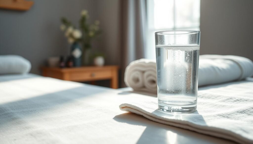 Hydration importance post-massage