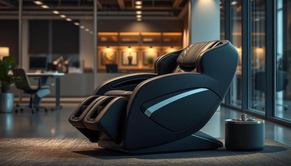 Luxury heated massage chair