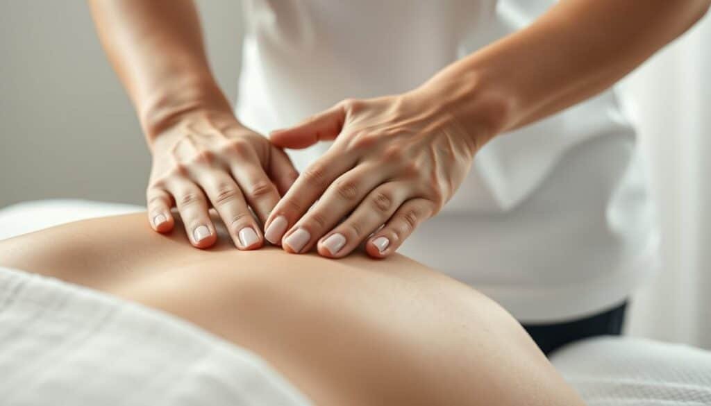 Manual lymphatic drainage techniques