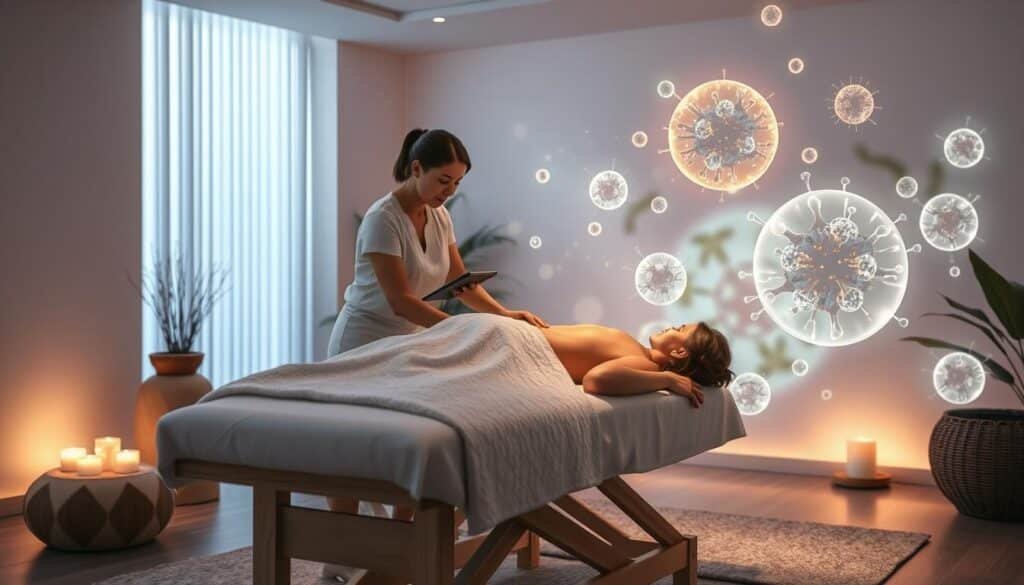 Massage and cell proliferation