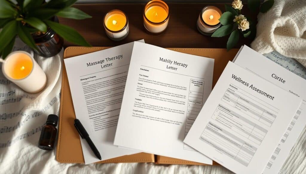 Massage therapy wellness documentation