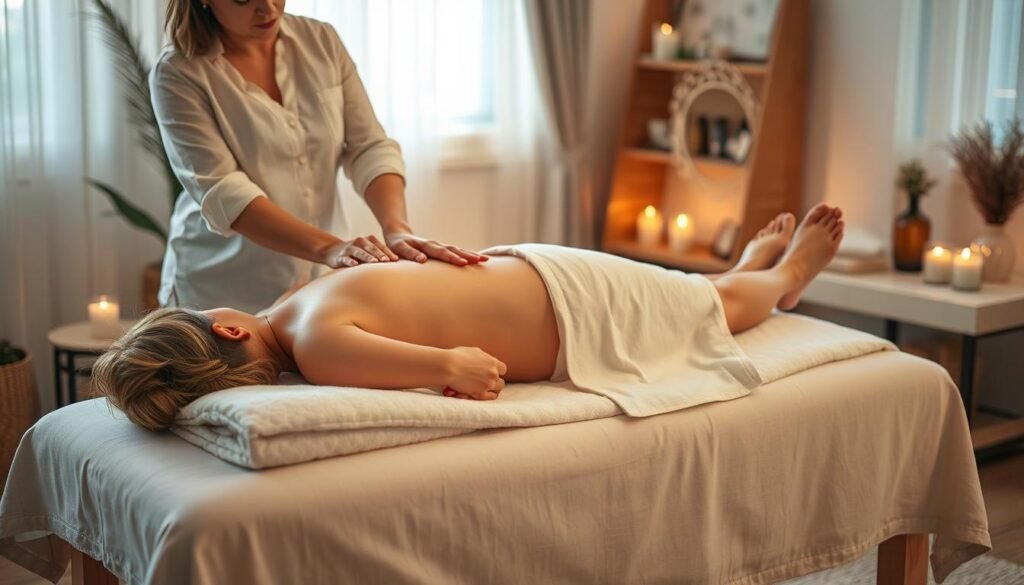 Massage to initiate labor