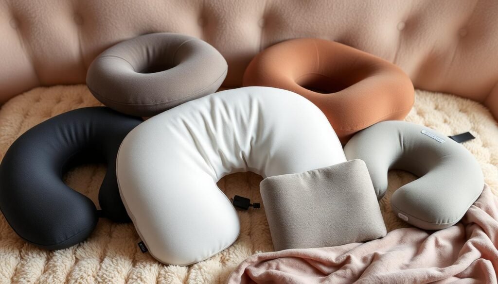 Neck massage pillow options