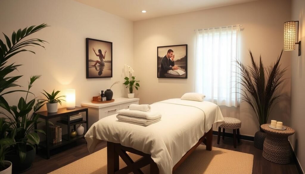 Professional massage therapist branding