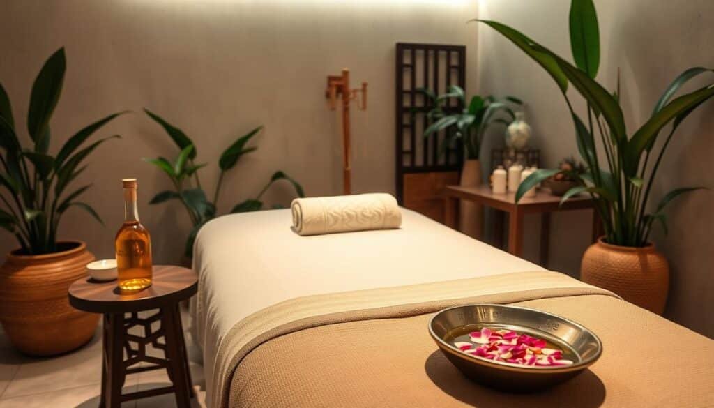 Thai foot massage preparation