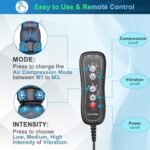 Back Massager With Compression And Vibration Massage Massage Chair Pad For Home Office Use Height Adjustable Seat Massag 3 150x150