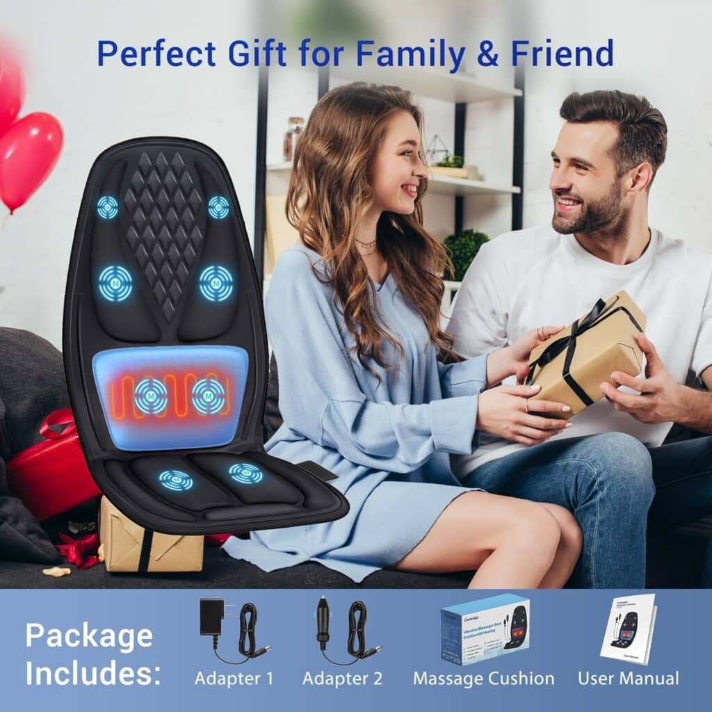 Back Massager With Heat For Pain Relief Deep Tissue Inflatable Lower Back Support Massage Seat Pad Portable Massage Chai 2 1024x1024