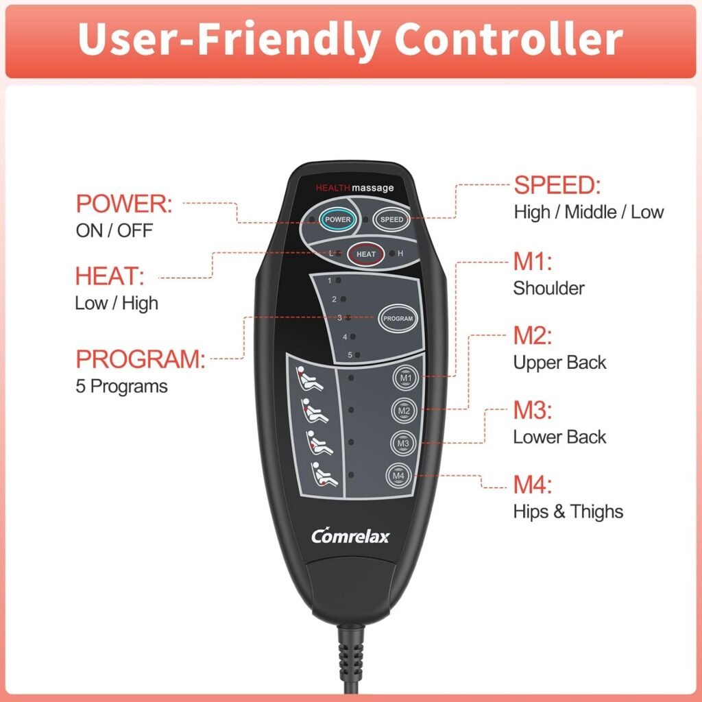 Chair Massager With Heat Back Massager For Pain Relief Inflatable Lower Back Support Massage Seat Pad Portable Massage C 2 1024x1024