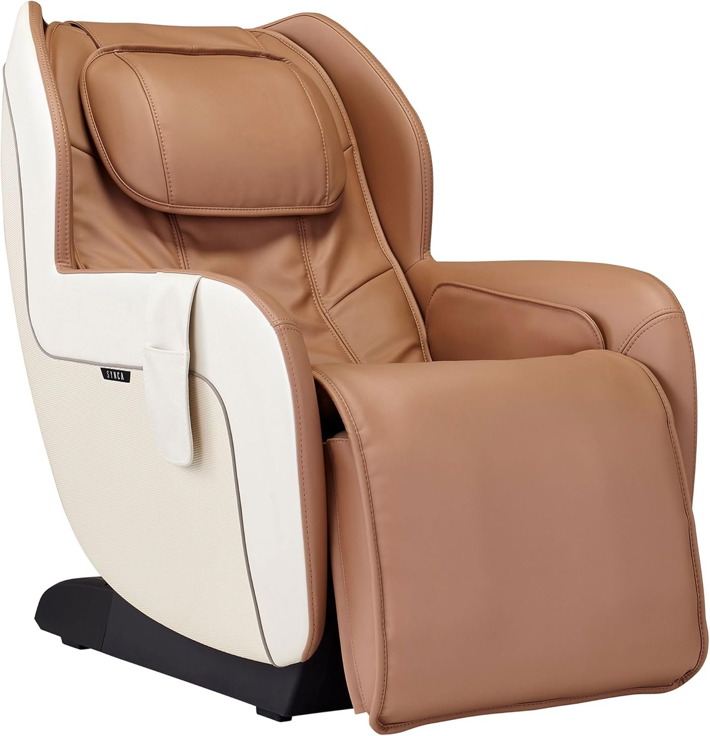 CirC+ Heated Massage Chair - Zero Gravity, SL Track, Wireless Remote, Movement Detection, Compact Design for Quality Comfort, Sophisticated (Espresso)