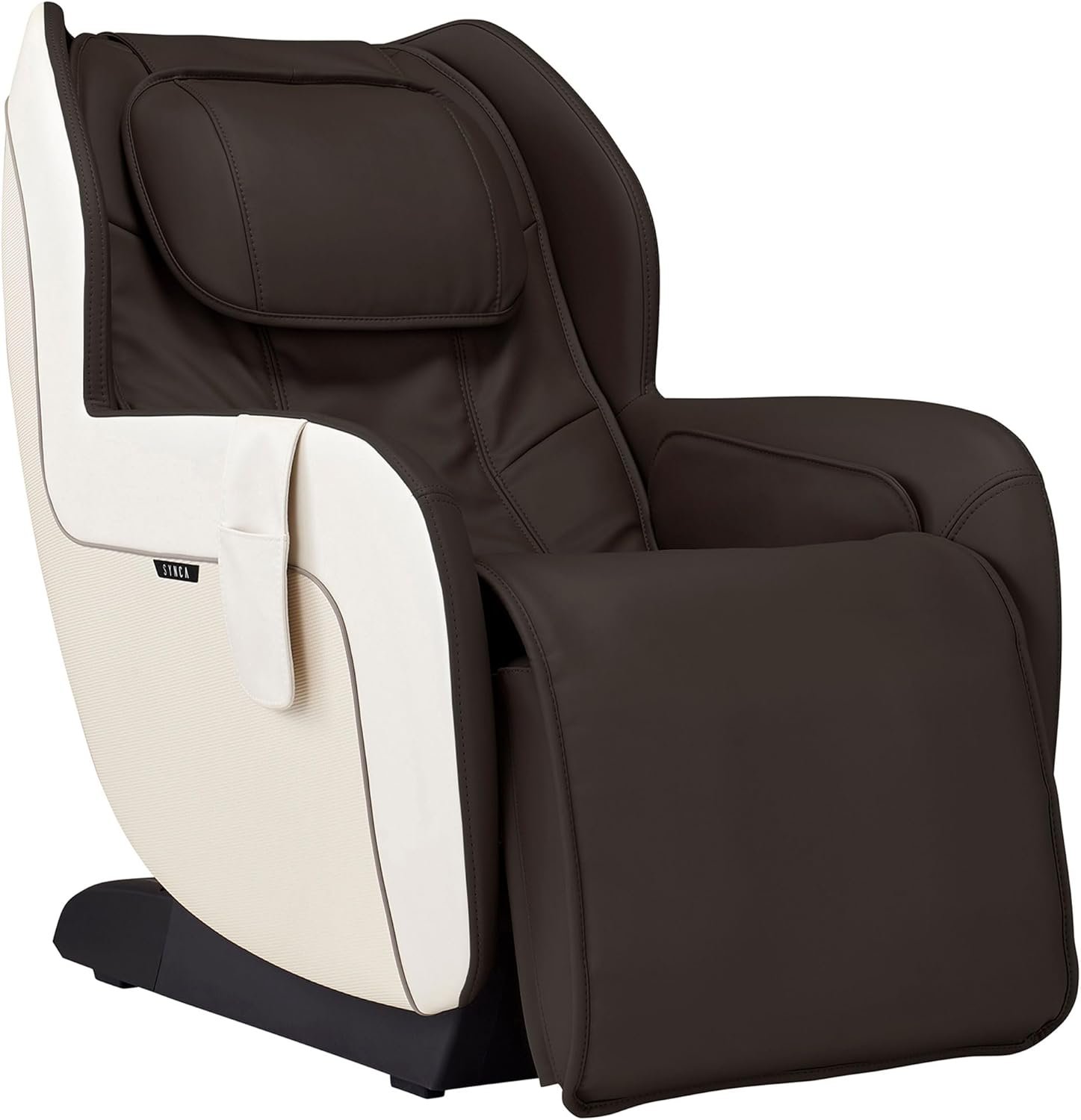 CirC+ Heated Massage Chair - Zero Gravity, SL Track, Wireless Remote, Movement Detection, Compact Design for Quality Comfort, Sophisticated (Espresso)