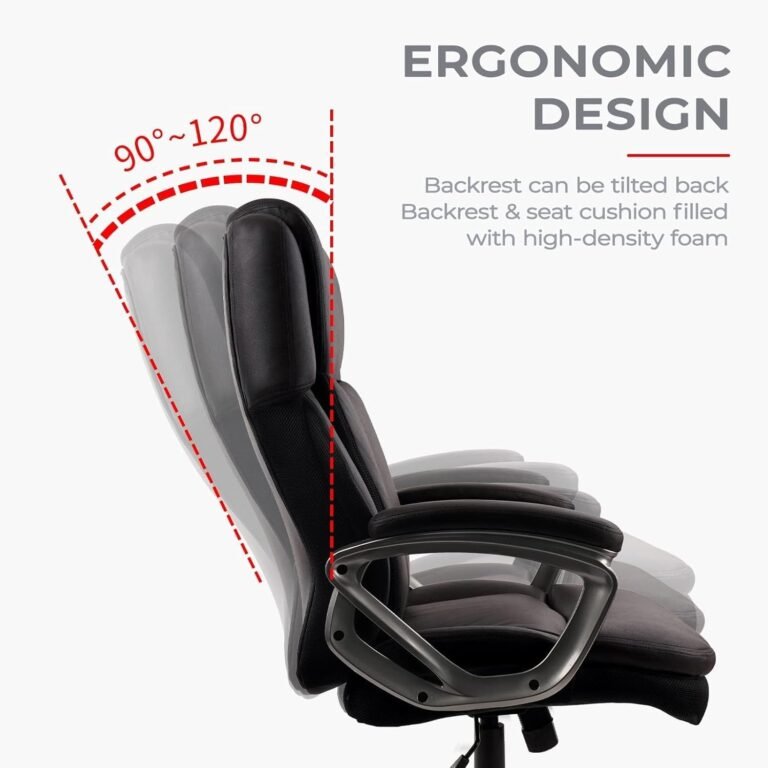 CLATINA PU Leather Massage Ergonomic Office Chair Review