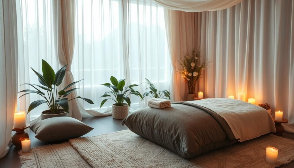 comfortable environment for yoni massage