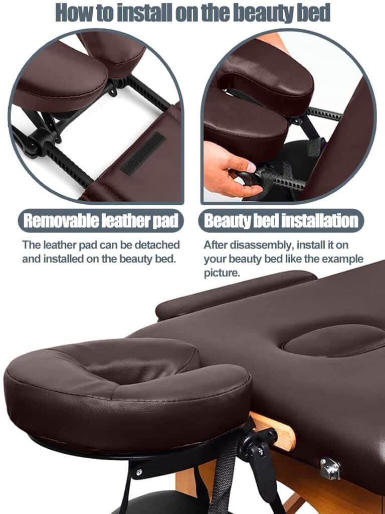 Ebanku Massage Table Face Cradle Cushion Face Cradle Down Tabletop Massage Kit Adjustable Massage Table Headrest Face Pi 3 768x1024