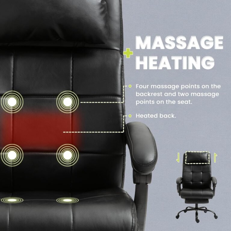 ECOTOUGE 6 Points Massage Office Chair Review