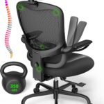 Ergonomic Office Chair Big And Tall 350lbs Capacity 65 Tall Max Computer Desk Chairs Over 10 Hours Comfortable With Adju 150x150