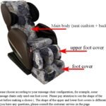 Full Body Shiatsu Massage Chair Cover Massage Chair Dust Protection Cover Removable And Washable Stretch Fabric Furnitur 3 150x150